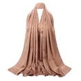 thumbnail image 1 of Bufandas Hijab Maxi Premium Clásicas para Mujer, Bufandas Largas Y Suaves para Marrón claro Zulema bufandas hijab para mujeres musulmanas, 1 of 3