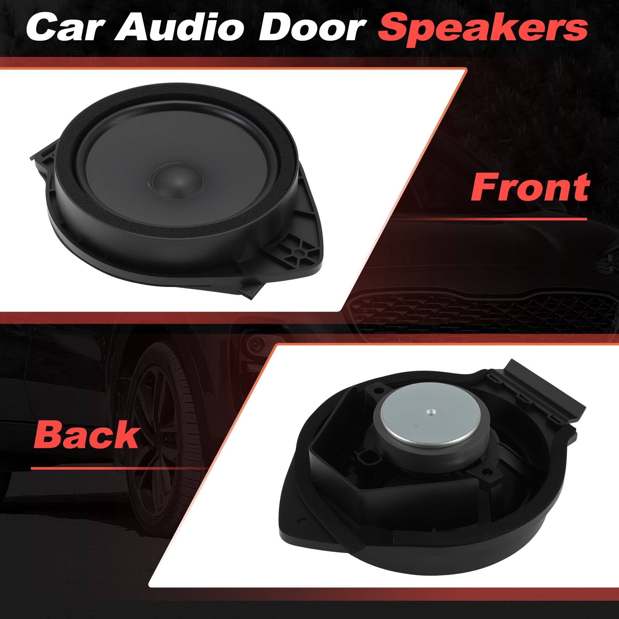 Unique Bargains 25852236 Front Door Speaker Assembly for Chevrolet Silverado