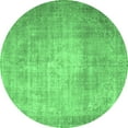 thumbnail image 1 of Ahgly Company Indoor Round Persian Emerald Green Traditional Area Rugs, 3' Round, 1 of 4
