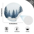 thumbnail image 4 of Ryvnso Trees Forest Landscape Round Plate Mats Dining Table Placemat 1 Piece for Holiday Decoration, 4 of 7