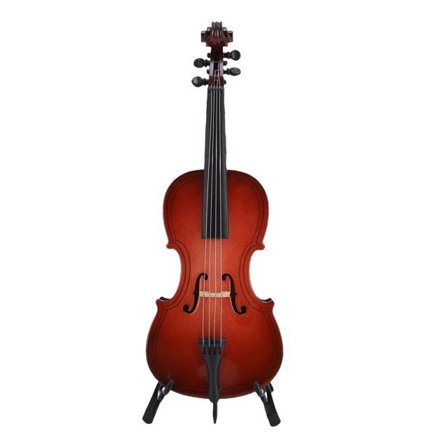 Modelo De Violonchelo En Miniatura, Proceso Pintado, Mini Instrumento Musical, Decoración, Artesanía Fina Con Para Sala De Estar Y Dormitorio