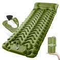 thumbnail image 1 of MOXILS Colchoneta para dormir, colchoneta inflable ultraligera para acampar, bomba incorporada, lo último para acampar, senderismo, Airpad, bolsa de transporte, kit de reparación, colchón de aire comp, 1 of 5