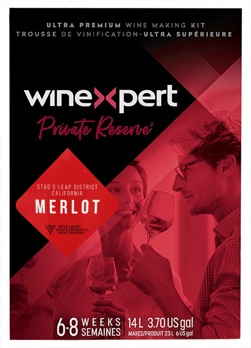 Winexpert Private Reserve Napa Valley Stag's Leap Merlot Wine Kit