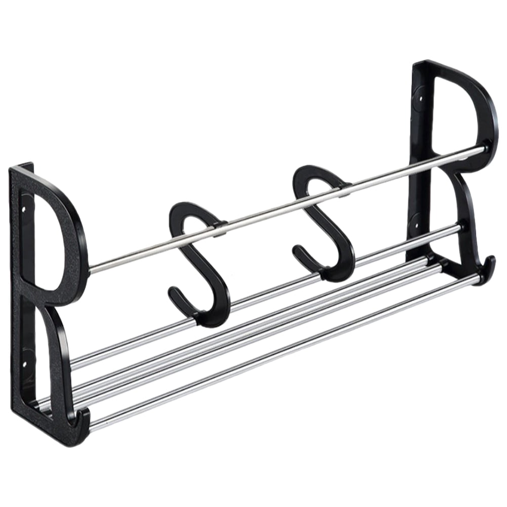 Bathroom Door Slipper Storage Rack Wall Mounted Shoe Rack Bathroom ...