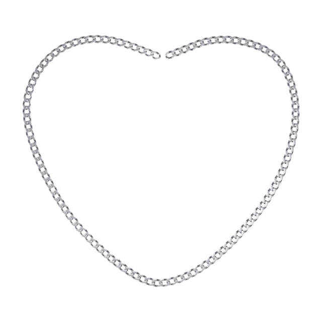 Material de pulsera permanente Regalos de parejas de 23 cm Servido sólido acero inoxidable romántico para aniversario del día de San Valentín plata