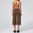thumbnail image 6 of Womens 2 Piece Workout Sets Short Matching Lounge Sets Summer Clothes Going Out Gym Outfits,Gym Wear(Brown,M), 6 of 8