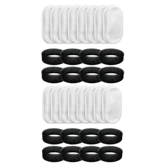 16 Set Cat Water Fountain Filters for 108Oz/3.2L and 67Oz/2L Adjustable Flow Pet Parts