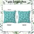 thumbnail image 3 of Throw Pillow Covers Teal and Gray Dog Paw Prints Pillow Covers 18x18 Inch Set of 2 Bone and Hearts Throw Pillows Decorative Pillow Cases Cushion Covers for Bedroom Livingroom Sofa Farm House, 3 of 6