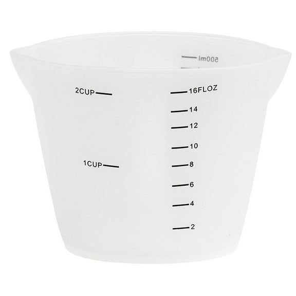 COM1950s 1/2 Cup Measuring Cup 1/4 Cup Measuring Cup Kitchen Measuring Cup 500Ml Filter Cup Goog Beater Fruit Washing Multifunctional Microwave Household Baking Tool 1/8 Cup Measuring Cup