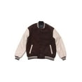 thumbnail image 5 of G-Style USA Men's Letterman Baseball Varsity Jacket VJ100A - BROWN/KHAKI - Small, 5 of 7