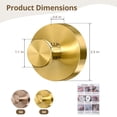 thumbnail image 4 of 8 Pack Bathroom Suction Cup Hooks - No Drill Twist-Lock Suction Hooks, Premium Stainless Steel (Rose Gold/Gold) Anti-Fall Hooks for Tile, Glass, Mirror - Holds Towels, Robes, 4 of 5