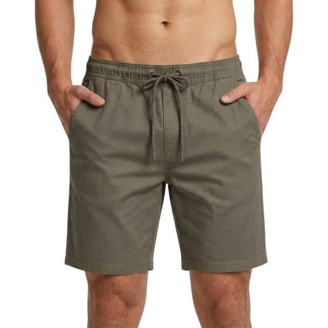 Short Bermuda Hombre Moda Casual Playa Algodón gris Chico