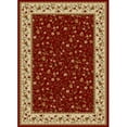 thumbnail image 1 of Radici 1593-1134-RED Como Rectangular Red Traditional Italy Area Rug- 2 ft. 2 in. W x 7 ft. 7 in. H, 1 of 1