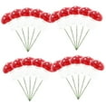 thumbnail image 3 of FRCOLOR Mushroom Cake Decorations Red Foams Cupcake Toppers for Wood Theme Baby Shower Decorations 20pcs, 3 of 8