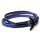 thumbnail image 1 of Nueva pulsera y brazalete de cuero con ancla negra para hombre, joyería de la amistad, 5, 1 of 5