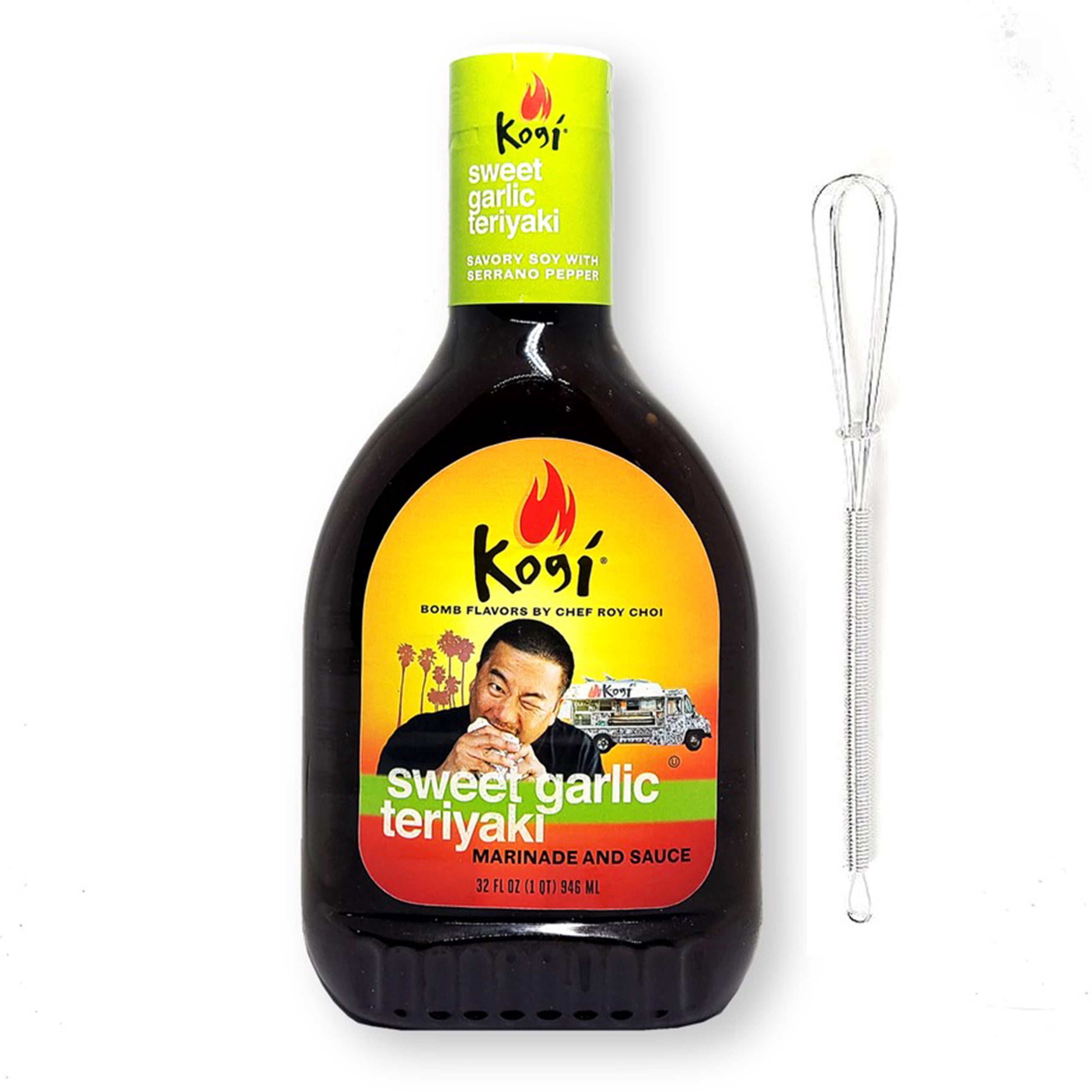 Kogi Sweet Garlic Teriyaki Marinade and Sauce 32 Fl. Oz. (946 ml) by