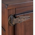thumbnail image 2 of Plow & Hearth Portland Ice Box Wood Console Table with Replica Hardware - Walnut, 2 of 4