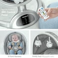 thumbnail image 5 of Baby Swings for Infants,  Remote Control Baby Swing(Gray), 5 of 5