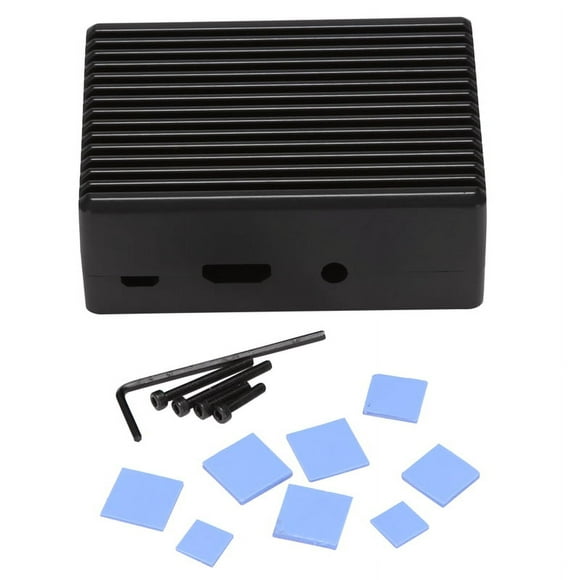 3 Model B Aluminum Alloy Case Passive Cooling Shell Metal Enclosure Heat Dissipation for 3B/3B+
