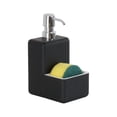 thumbnail image 1 of Dispensador de Jabon de Baño Estilo Moderno con Esponja - Despachador de Jabon Liquido Ideal para Baño o Cocina 250 ml Negro GAON, 1 of 5