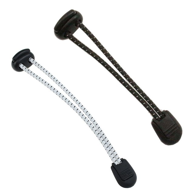 7STROBBS 2 pares de cordones elásticos sin atar para zapatillas deportivas, para correr, senderismo y caminar, cordones fáciles de atar para adultos y niños, 100 cm