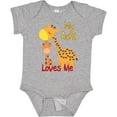 thumbnail image 3 of Inktastic My Aunt Loves Me Giraffe Boys or Girls Baby Bodysuit, 3 of 5