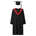 thumbnail image 4 of FYEGRE Elegant Graduation Gown Doctoral Commencement Attire Matching Cap Tassel Ensemble For Formal RD1 XS, 4 of 4
