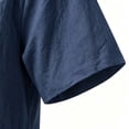 thumbnail image 5 of Guluxicc Men's Linen Hoodie Shirts Short Sleeve Athletic Shirts for Everyday Gym Workout Summer Casual Outfits, 5 of 8