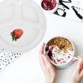 thumbnail image 3 of 4 Pcs Assiettes à Fruits Multifonctions Plateaux de Fruits Ronds Accessoire Alimentaire, 3 of 7