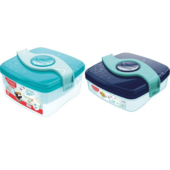 Contenedor de alimentos y snacks, Xtellar azul