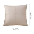 thumbnail image 4 of LAMIRO Decorative Throw Pillow for Couch 18x18"es Boho Bed and Sofa Accent Pillows,Indoor Decor Pillows for Living Room Bedroom,Throw Pillows Under 5$,Pack of 1,White, 4 of 7