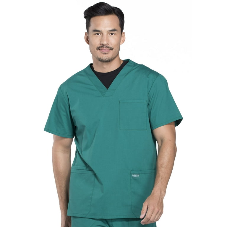 Cherokee Workwear Professionals Men Scrubs Top V-Neck WW695 