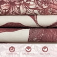 thumbnail image 3 of COOKCOK Set of 2 Floral Vintage Throw Pillow Covers Neutral Accent Print Decorative Cushion Covers Farmhouse Home Decor for Sofa Chair Couch Bedroom Living Room Outdoor, 18"x18", Mahogany, 3 of 7