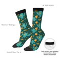 thumbnail image 4 of KLL Pineapple And Cactus Print Cool Socks Men's Women's Crew Socks Funny Crazy Novelty Stockings, 4 of 6