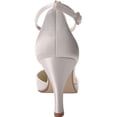 thumbnail image 6 of Benjamin Walk 843379046404 Touch Ups Womens Katherine Pump, White - Medium 7, 6 of 7