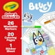 thumbnail image 3 of Kit de arte Crayola Bluey para niños (45 piezas), páginas y pegatinas para libros de colorear Bluey, 3 of 7