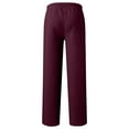 thumbnail image 4 of Staki Boys Fleece Pants Boys Lightweight Jogger Pants Youth Kids Hiking Active Athletic Pants with Pockets(Wine,11-12 Years), 4 of 5