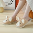 thumbnail image 2 of Vedolay Womens Slippers Plush Warm Slippers Cozy Slippers Bedroom Indoor Slip On Shoes Coffee,39, 2 of 5