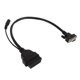 thumbnail image 4 of OBD Adapter Cable Flexible Plug and Play Diagnostic Adapter Cable Professional 15pin Female Stable Connection for Launch X431, 4 of 5