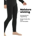 thumbnail image 3 of Unisex Kids 100% Merino Wool Base Layer Pants Thermal Underwear Bottom for Girls and Boys, 3 of 6