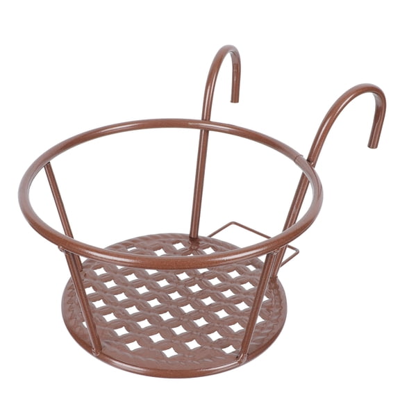 WEUVEB Railing Flowerpot Racks Flower Display Rack Iron 1Pack