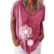 thumbnail image 1 of Elegante mujer con cuello en V estampado camiseta blusa Tops sudadera OAVQHLG3B Store  lin121212, 1 of 4