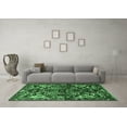 thumbnail image 3 of Ahgly Company Indoor Round Persian Emerald Green Traditional Area Rugs, 4' Round, 3 of 4