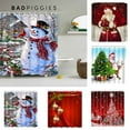 thumbnail image 2 of Bad Piggies Contemporary Red, White Graphic Prints Polyester fiber Shower Curtain, 71.00" x 71.00" (13 Pieces), 2 of 6