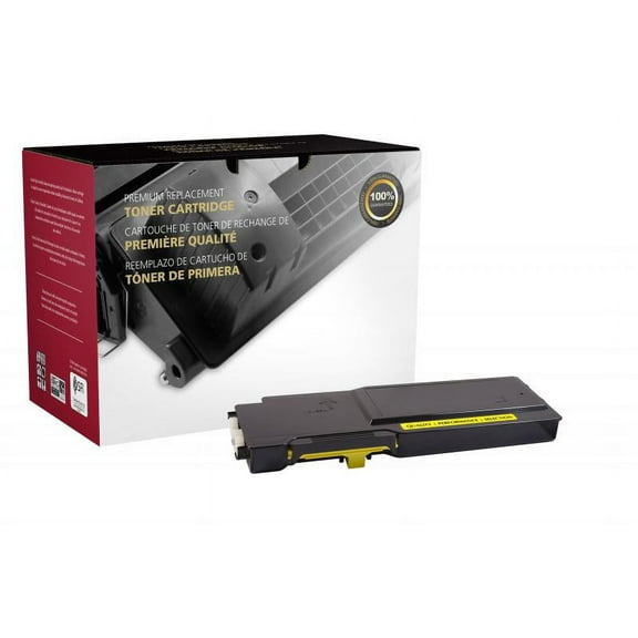 Remanufactured Clover Imaging High Yield Yellow Toner Cartridge for Dell C3760
