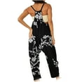 thumbnail image 6 of Women's Casual Loose Baggy Pocket Jumpsuit Fashion Playsuit Trousers Overalls Sling Jumpsuit, 6 of 6