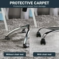 thumbnail image 6 of YEERSWAG Office Chair Mat for Carpet Floor 48"x30", Transparent PVC Chair Mat with Grippers, Non-Slip Carpet Protector for Desk Chair, 6 of 8