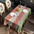 thumbnail image 2 of Rectangle Boho Style Waterproof Tablecloth 60×120 Inch, Bohemian Colorful Floral Reusable Indoor/Outdoor Durable Table Cover for Party Kitchen Dinner Room Decor, 2 of 6