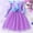 Puprle Scale, variant on ATAIKU Little Girls Pumpkin Tulle Dresses Toddler Kids Long Sleeve Halloween Wedding Birthday Party Sparkle Tutu Dress 5T