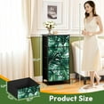 thumbnail image 2 of 4 Drawer Vertical Storage Dresser Tropical palm leaves floral with Wood Top Fabric Pull Drawers, 2 of 8
